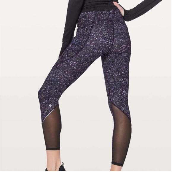 LULULEMON | Gait Keeper 7/8 Leggings in Cristalline Multi Galaxy Print | 4 - Picture 1 of 6